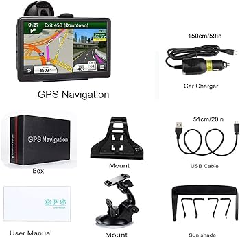 Amazon.com: GPS Navigation for Car, 2025 Map 7 inch Touch